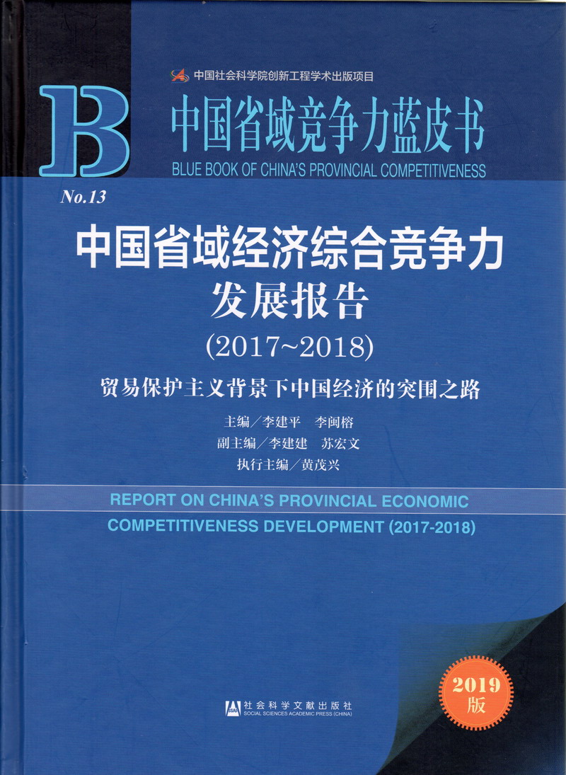 操老逼视频资源网站中国省域经济综合竞争力发展报告（2017-2018）